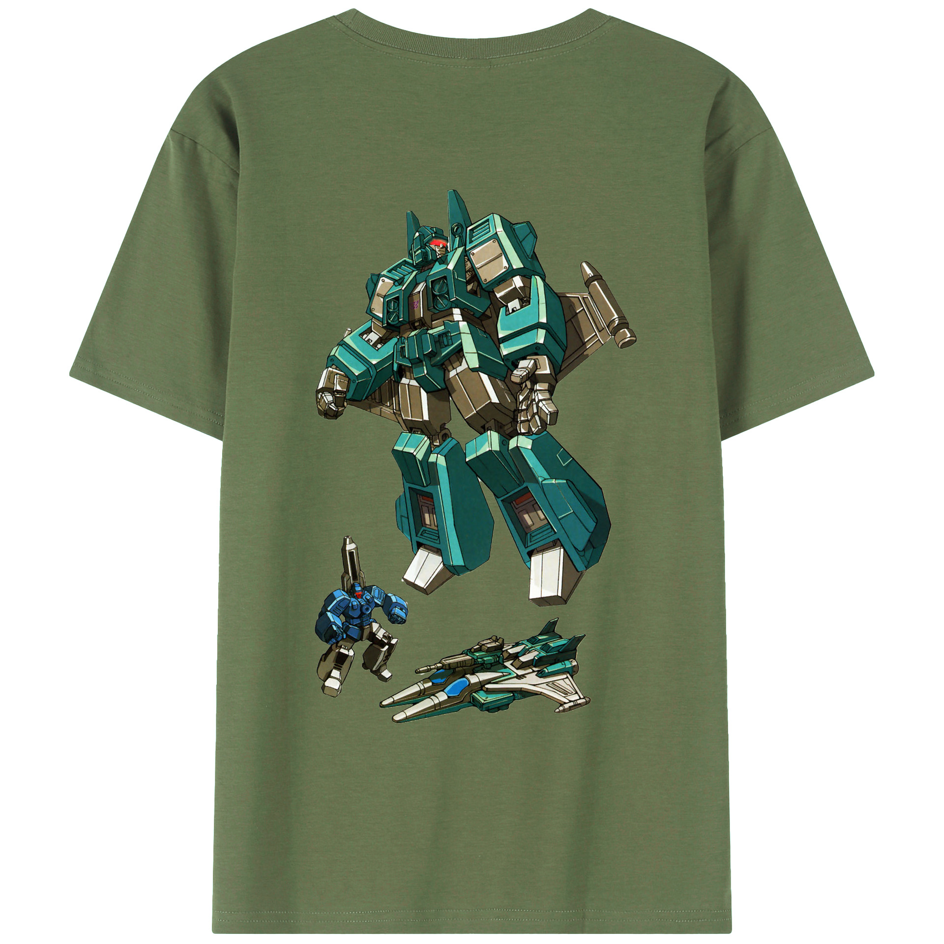 （画像用）  綿100％ メンズ半袖Tシャツ（バックプリント） 通気性